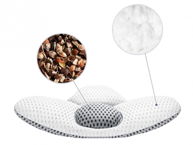 Coussin lombaire orthopédique pour le soulagement du dos