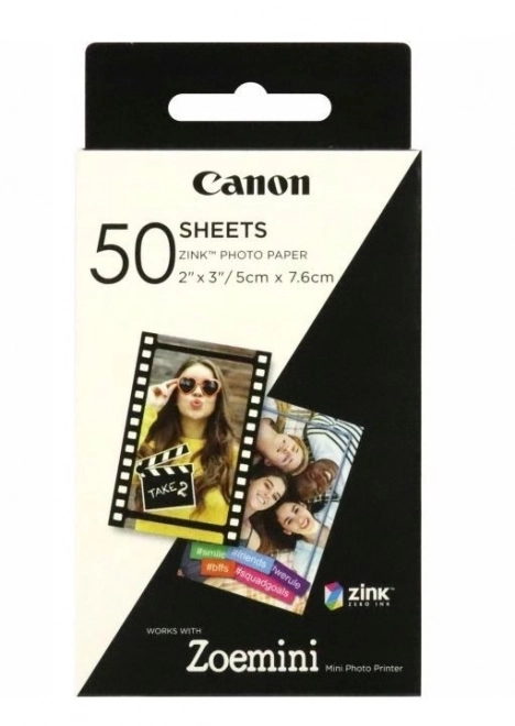 Papier photo Canon ZINK 50 feuilles