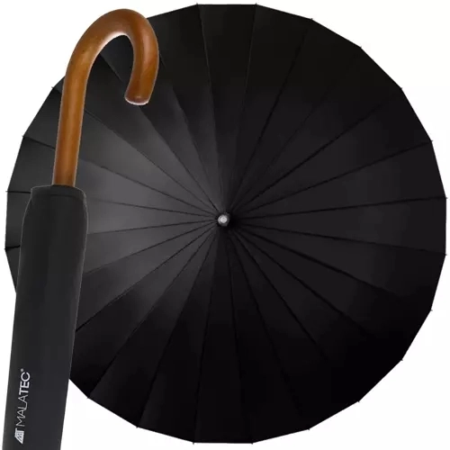 Parapluie 24 baleines - noir