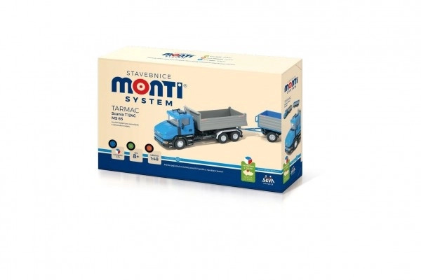 Kit de Construction Monti System MS 65 Scania Tarmac 1:48 dans une boîte 32x20,5x7,5cm