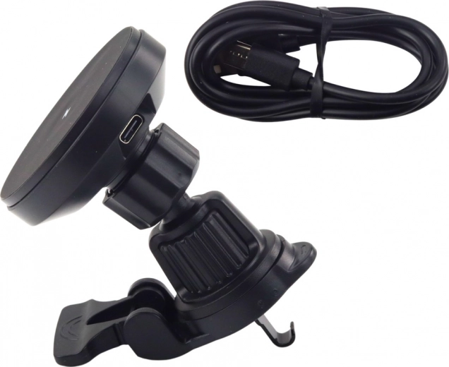 Montage facile sur grille d’aération et alimentation via USB‑C