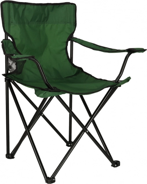 Chaise de randonnée pliable verte Luaro