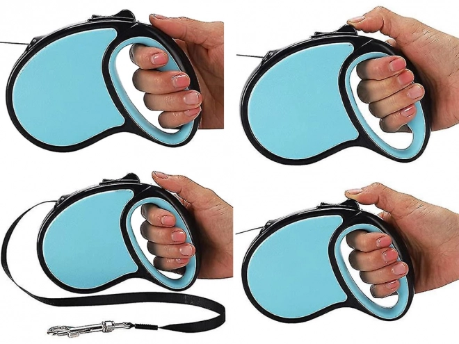 Laisse rétractable automatique pour chiens 5m