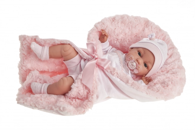 Antonio Juan 7030 Toneta Bébé réaliste avec sons et corps en tissu doux - 34 cm