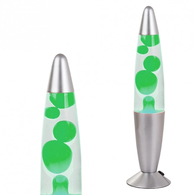 Lampe de chevet à lave avec cire