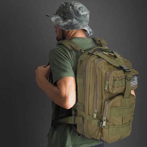 Petit sac à dos de randonnée vert 23243