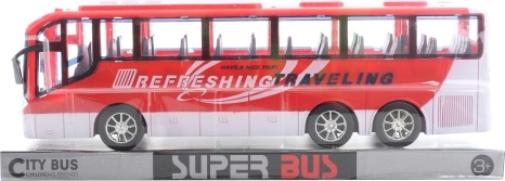 Autobus à inertie rouge
