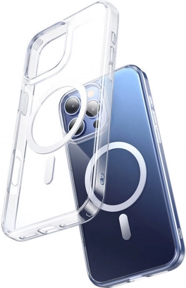 Coque magnétique pour iPhone 16 Pro transparente McDodo