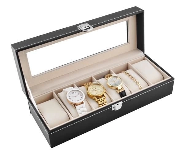 Organisateur de montres 6 compartiments