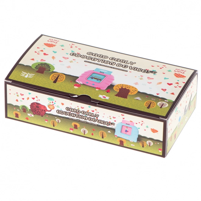 Lecteur éducatif rose pour cartes pour l'étude des mots anglais
