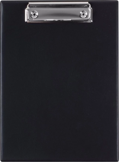 Chemise double en plastique A5 Classic noire
