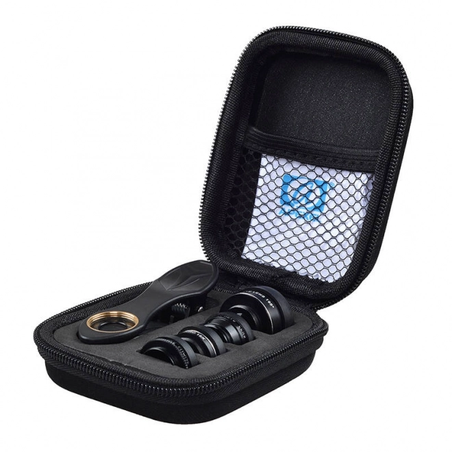 Ensemble d'objectifs mobiles Apexel 5 en 1 universel noir