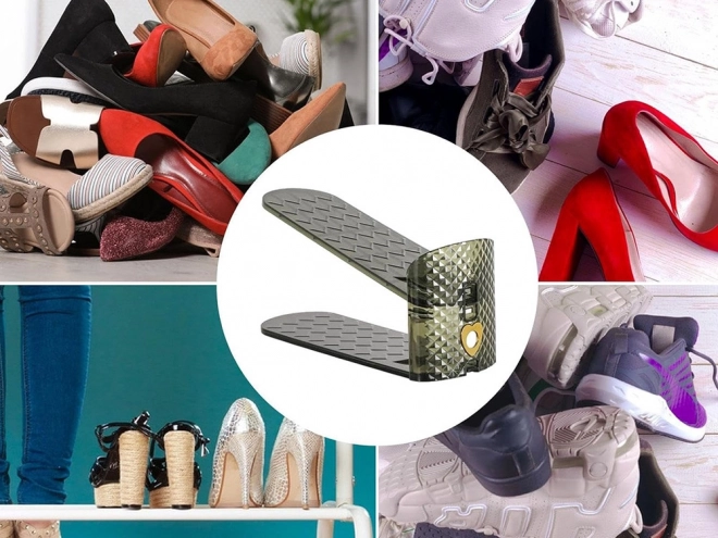 Organisateur de chaussures avec étagère réglable