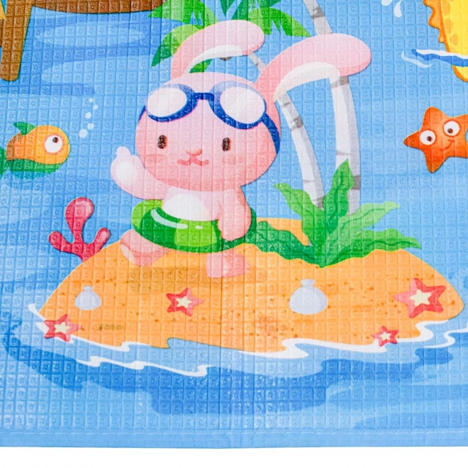 Tapis de jeu en mousse éducatif double face 180x120 cm