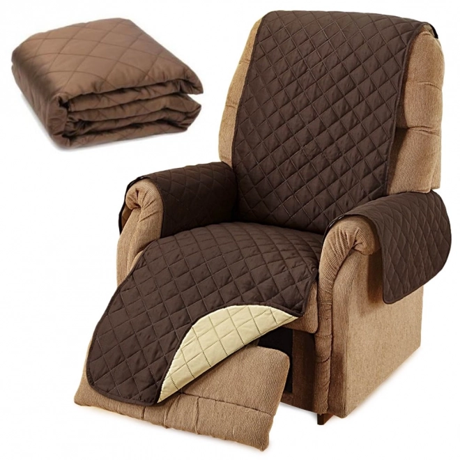 Housse de fauteuil réversible matelassée