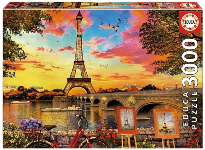 Educa puzzle Coucher de soleil à Paris 3000 pièces