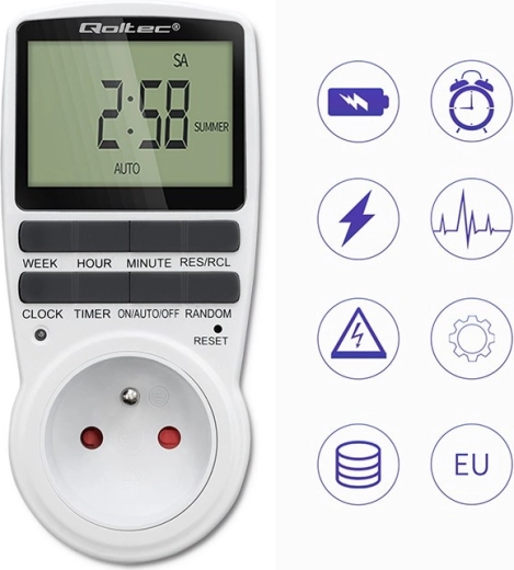 Écran LCD clair et réglages simples