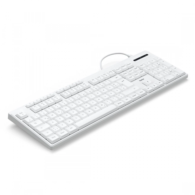 Clavier filaire blanc