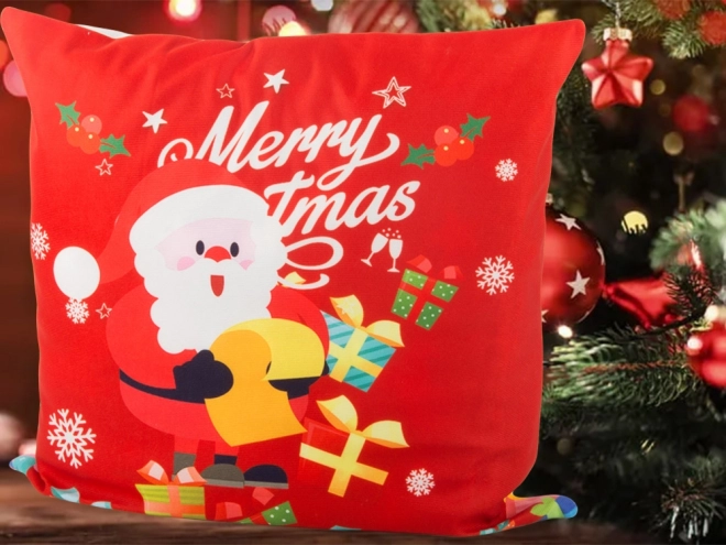 Housse de coussin de Noël 45x45 pour les cadeaux de Noël Mickey