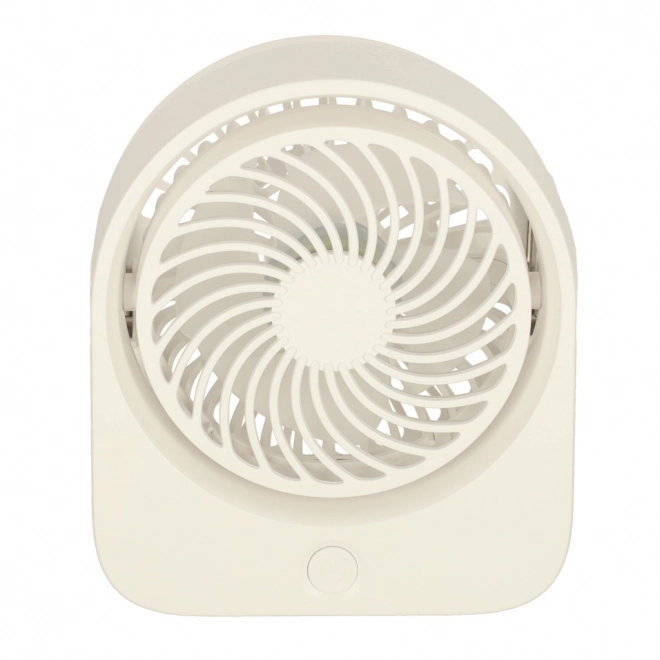 Ventilateur de bureau USB sans fil 11,5 cm blanc
