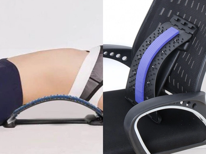 Support magique de massage pour le dos
