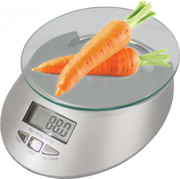 Balance de cuisine électronique avec écran LCD et fonction minuterie