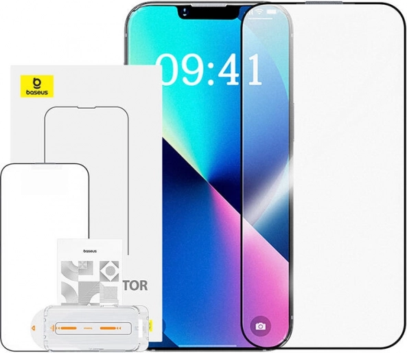 Verre trempé Baseus Crystalline anti-éblouissement pour iPhone 12 Pro Max
