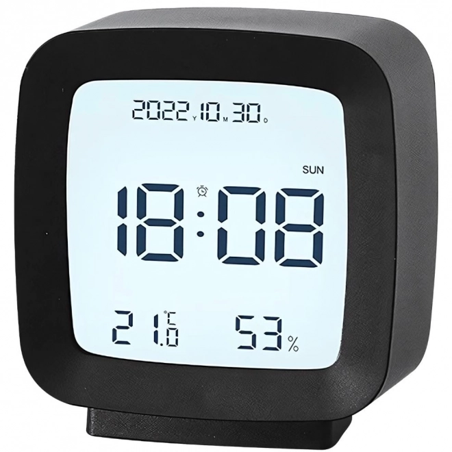 Réveil numérique avec écran LCD et mesure de la température et de l'humidité