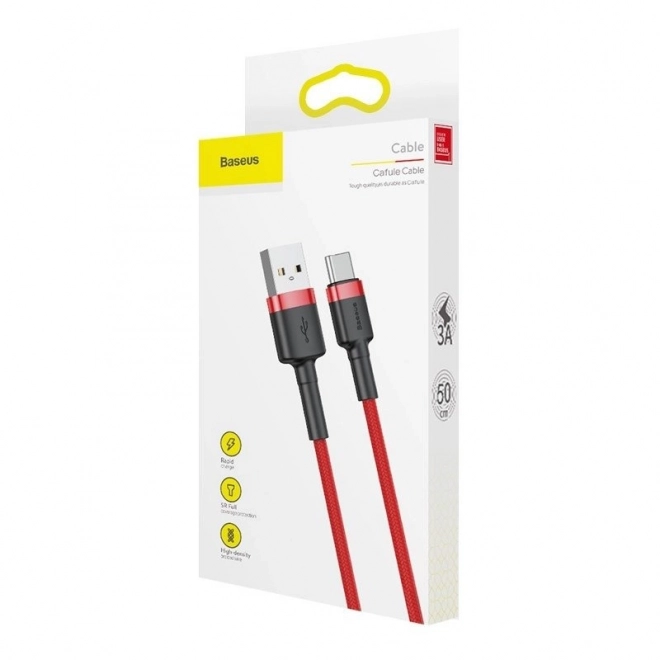 Baseus Cafule câble USB-C 2A 3m - rouge