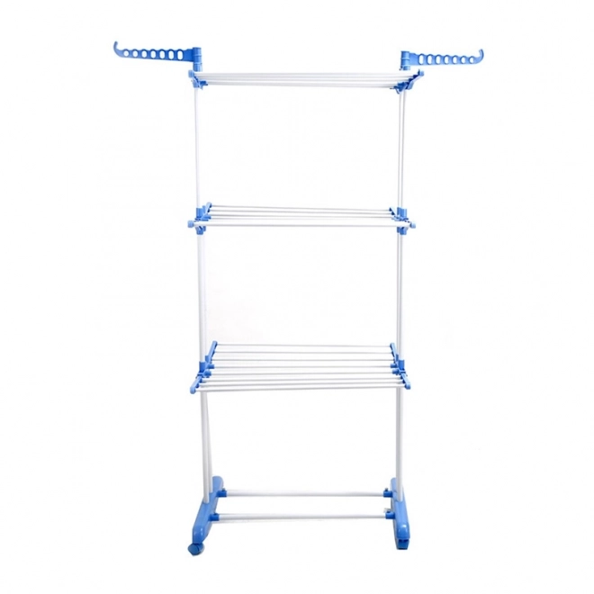 Séchoir à linge pliable bleu