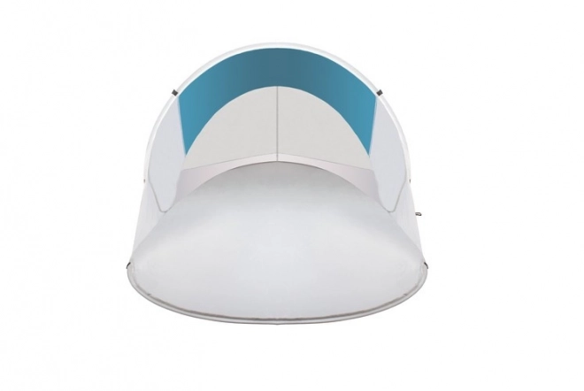 Tente de plage 220x120x90cm - turquoise - gris