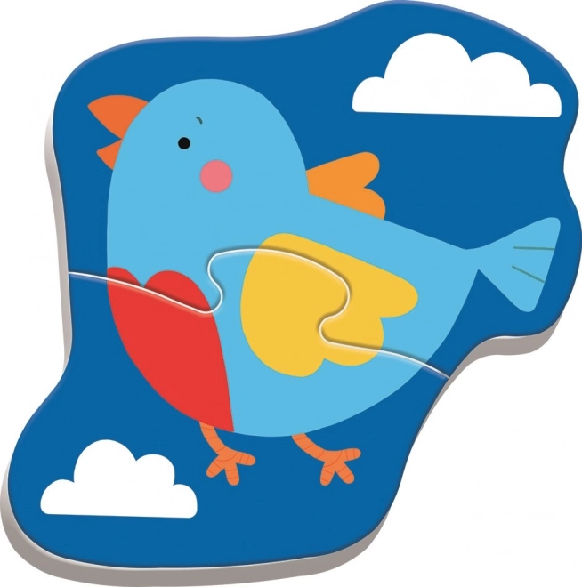 Puzzle bébé avec animaux - 8 pièces