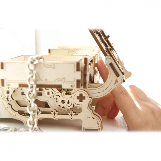 Boîte à bijoux antique puzzle 3D