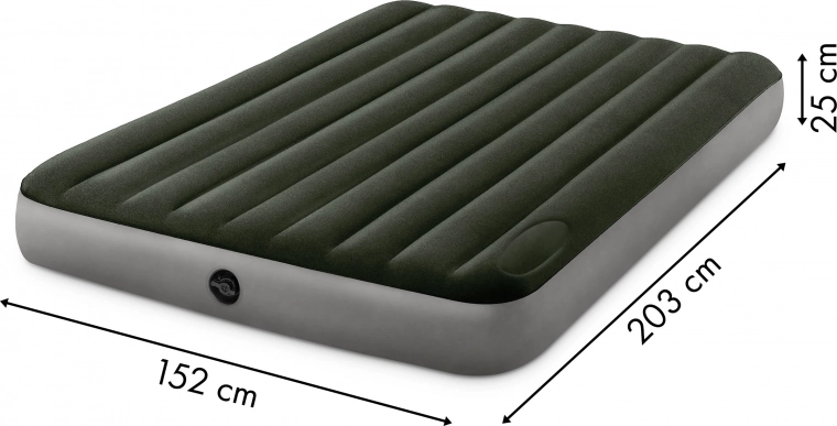 Lit double spacieux 203 × 152 × 25 cm