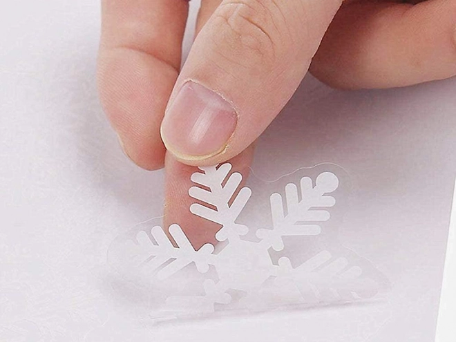 Autocollants de Noël pour fenêtres avec motif de sapins de Noël