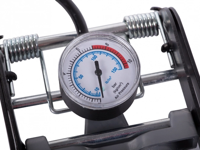 Pompe à pied double piston pour voiture et cyclisme