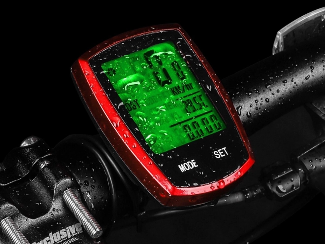 Compteur de vitesse sans fil et étanche avec écran LCD pour vélo
