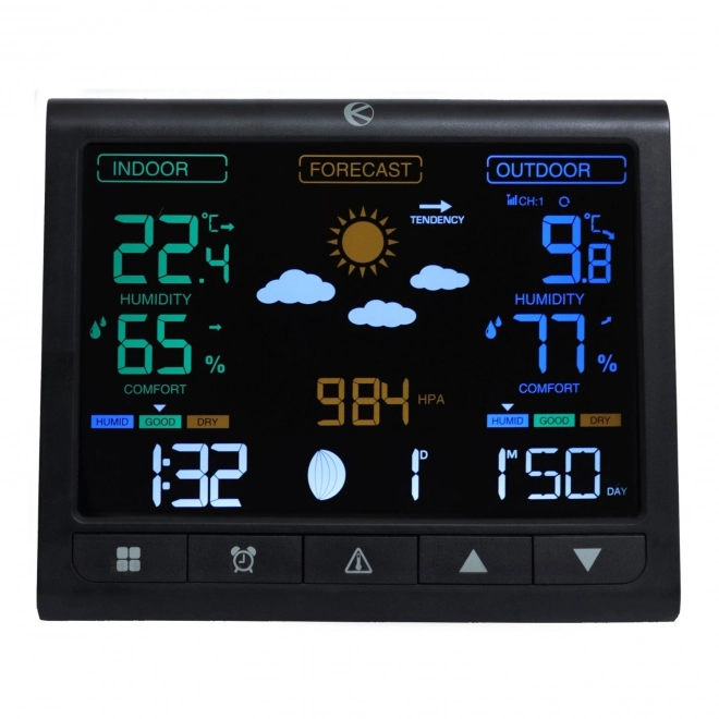 Station météo sans fil avec écran LCD et capteur extérieur