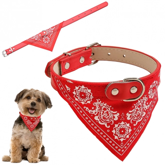 Collier élégant pour chiens et chats avec bandana