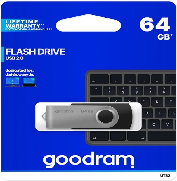 Clé USB GOODRAM Twister 64 Go