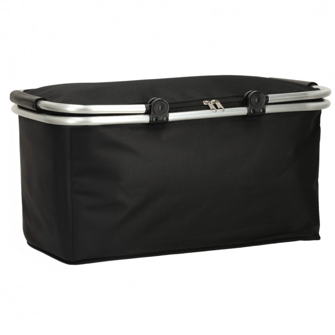 Panier thermique pliable noir pour pique-nique