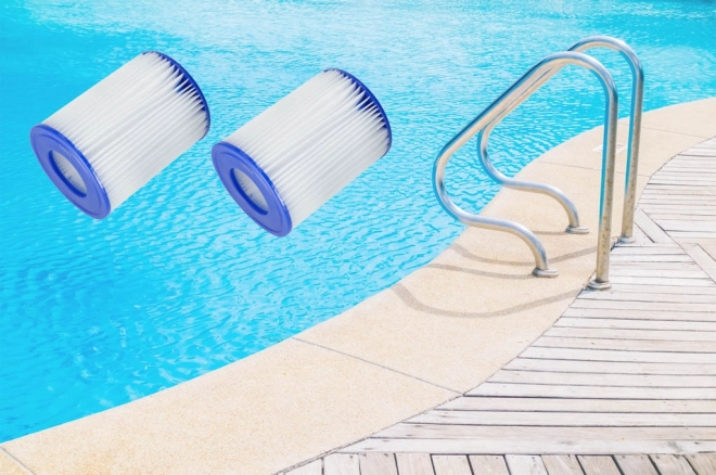 BESTWAY 58094 Cartouche de filtration pour pompe de piscine II 530/800gal 2 pièces