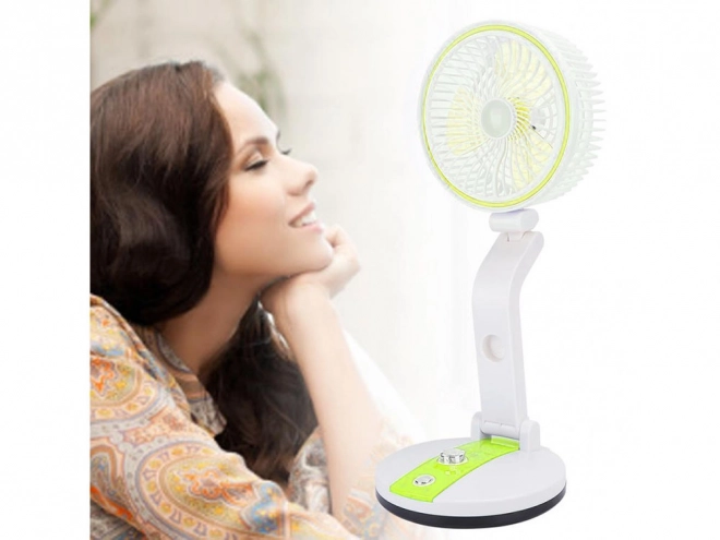 Ventilateur pliant portable avec lumière LED