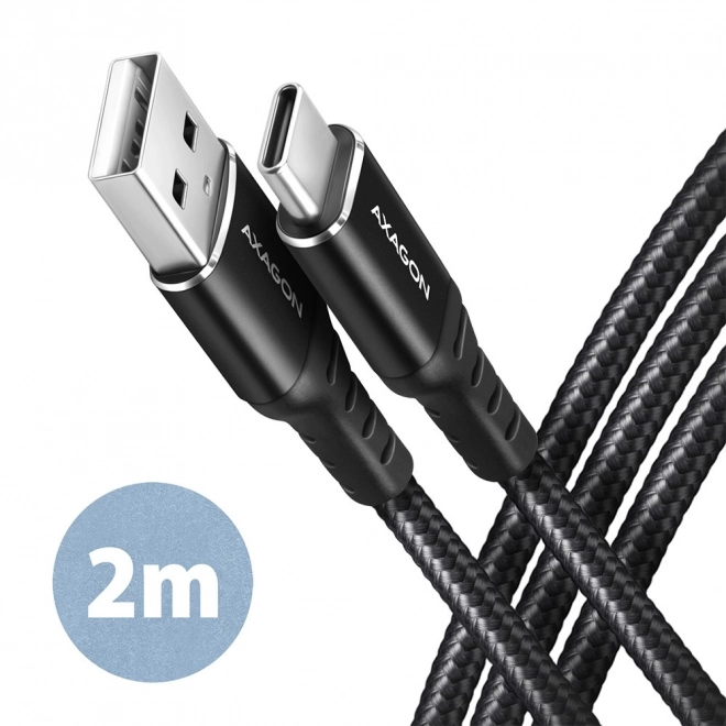 Câble USB-C vers USB-A 2m AXAGON