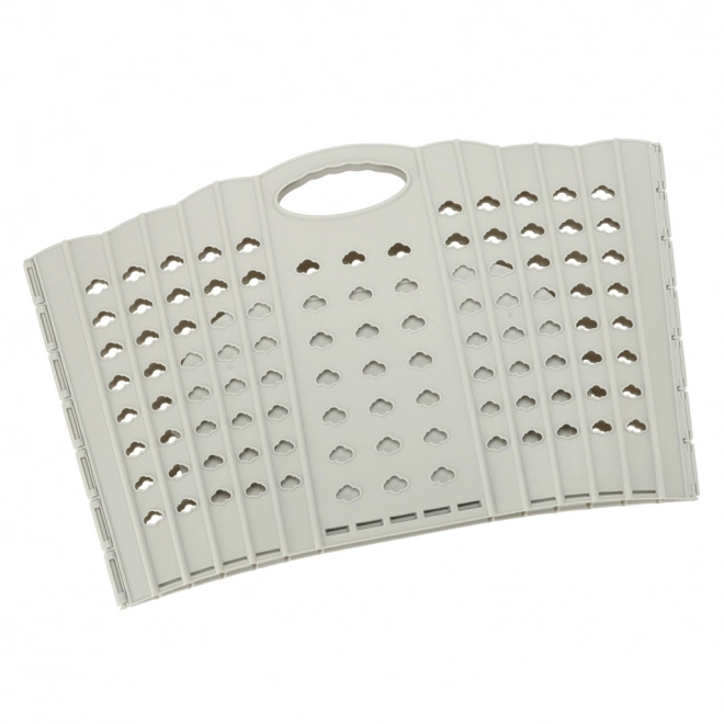 Panier à linge pliable organisateur de salle de bain gris