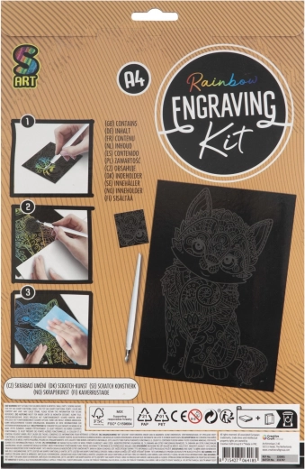 Effet arc‑en‑ciel éclatant sans désordre