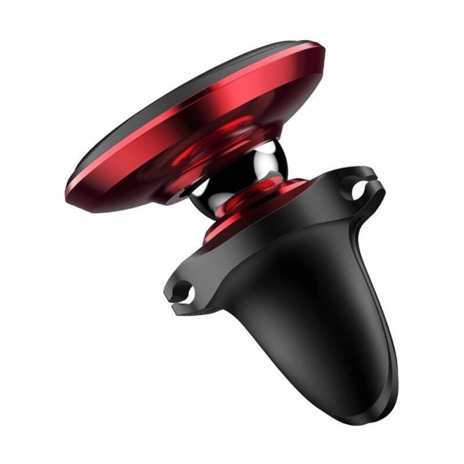 Support magnétique pour voiture pour grille Baseus rouge-noir