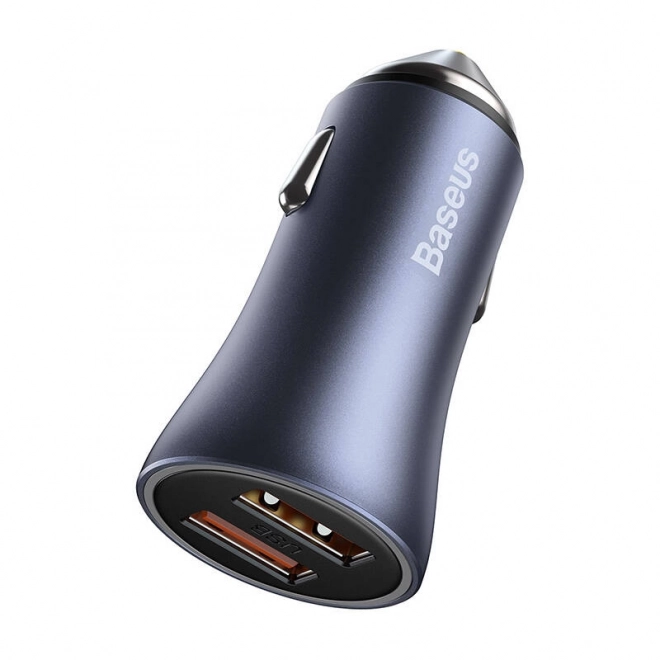 Chargeur de voiture Baseus avec USB double et câble USB-C