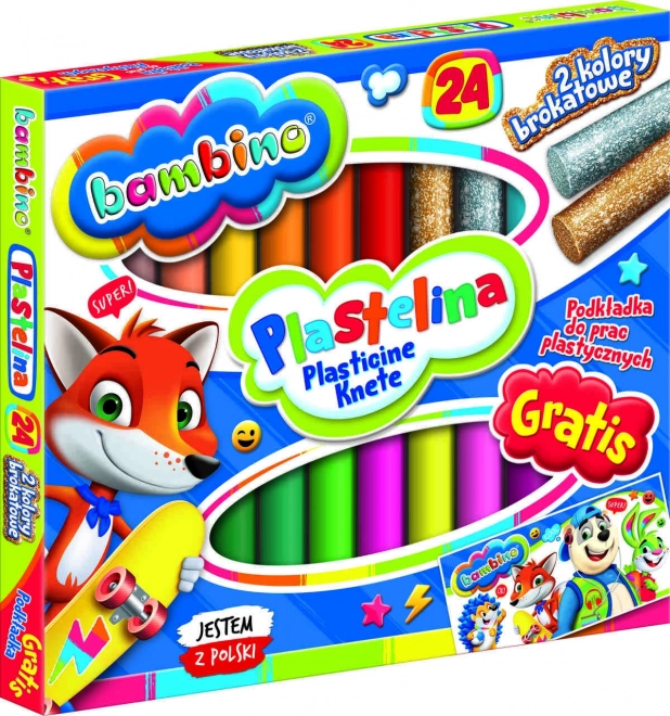 Pâte à modeler Bambino - 24 pièces