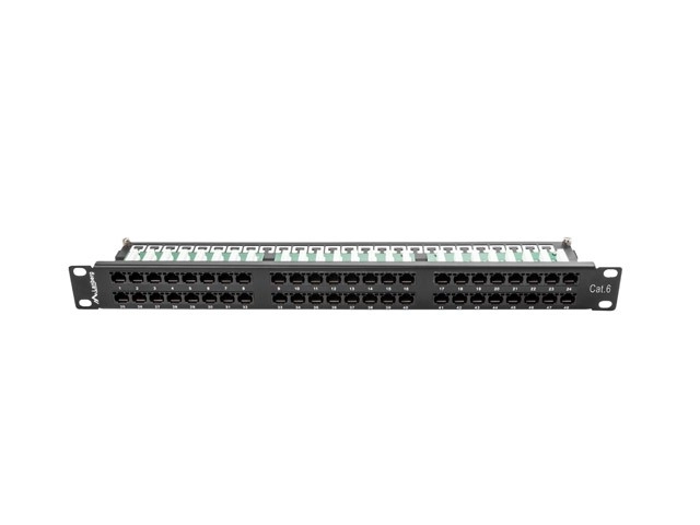 Panneau de brassage 48 ports 1U cat.6 noir